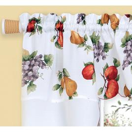 Achim Ambrosia Embellished Kitchen Curtain Set