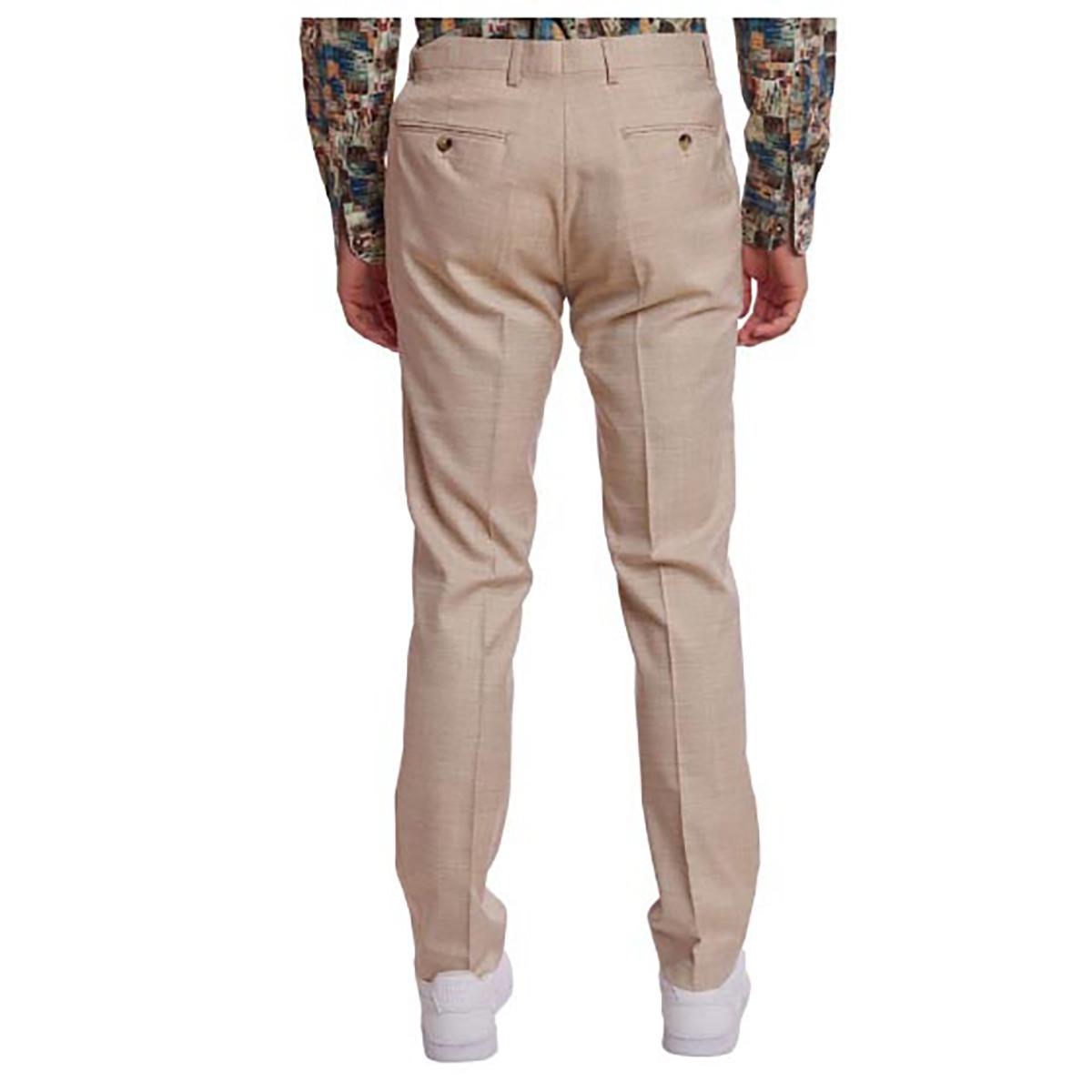 Mens Paisley & Gray® Suit Pants - Cream Beige