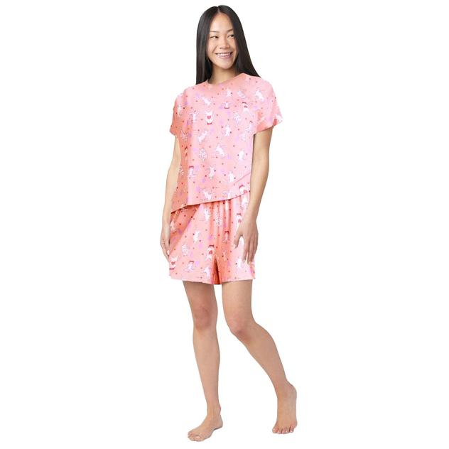 Womens HUE® Short Sleeve Pickle Play Boxer Pajama Set