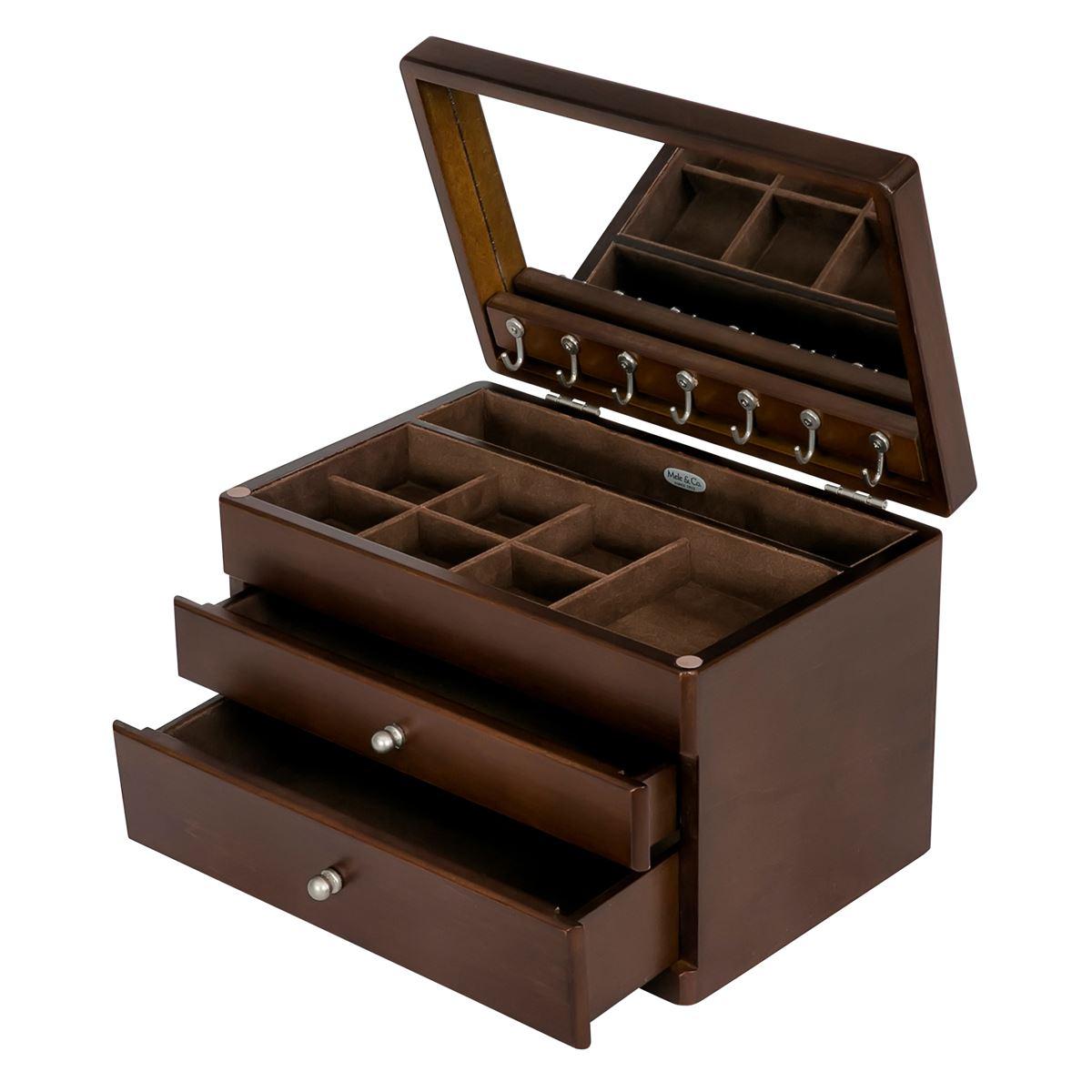 Mele & Co. Brisbane Wooden Jewelry Box