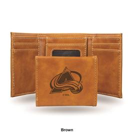 Mens NHL Colorado Avalanche Faux Leather Trifold Wallet