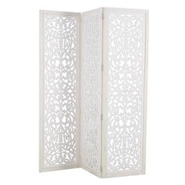 9th & Pike® Farmhouse White Wooden Room Divider Screen