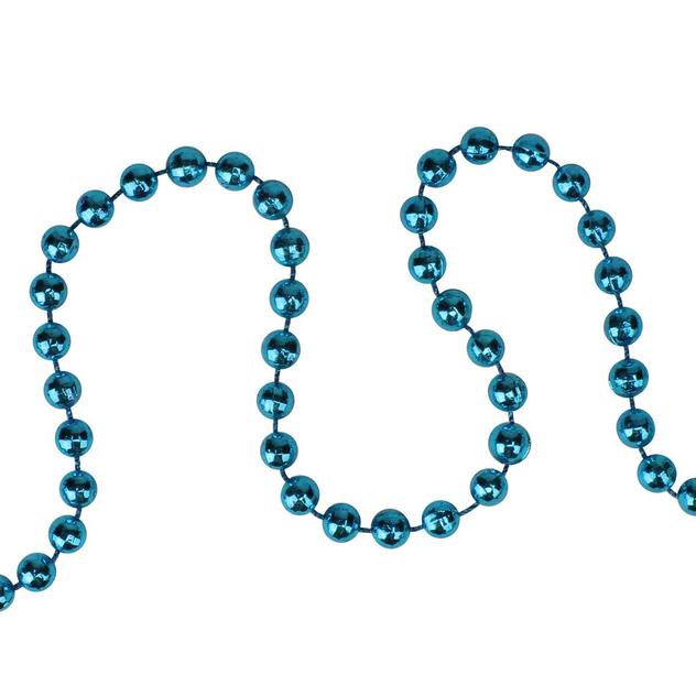 Northlight Metallic Blue Beaded Christmas Garland