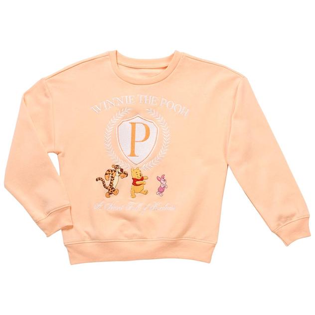 Girls (7-16) Disney Embroidered Winnie The Pooh Sweatshirt