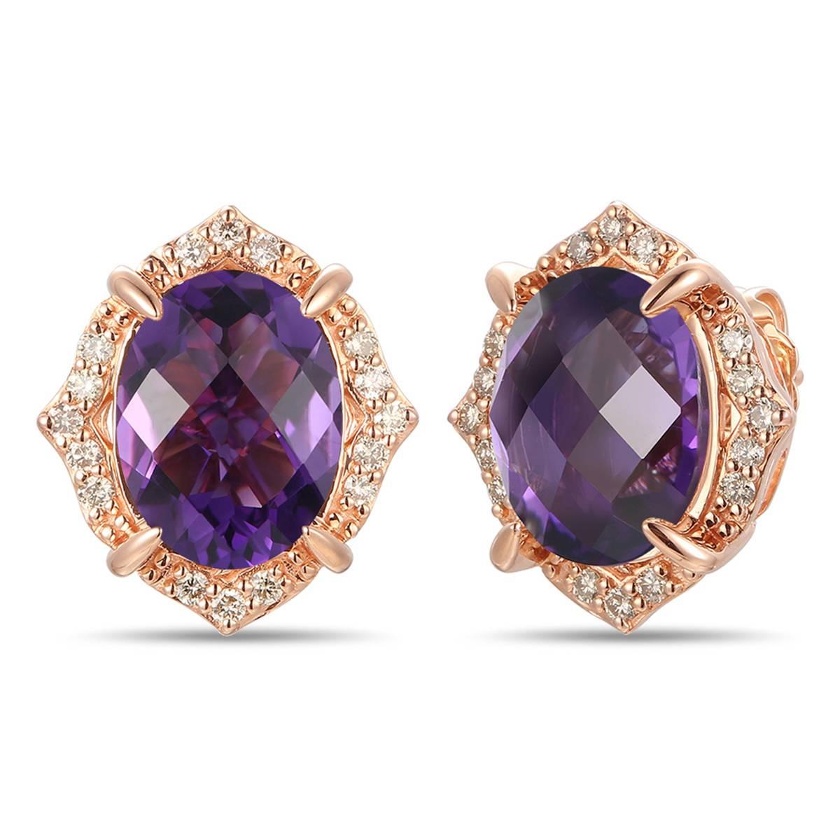 Le Vian(R) Dark Amethyst Nude Diamonds(tm) Earrings