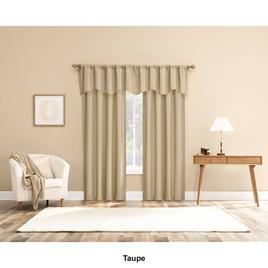 Belmont No Header Total Blackout Rod Pocket Valance