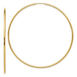 Gold Classics(tm) 14kt. Polished Endless Hoop Earrings