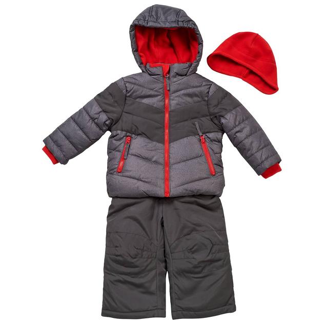 Baby Boy (12-24M) Rothschild Two-Tone Chevron Snowsuit