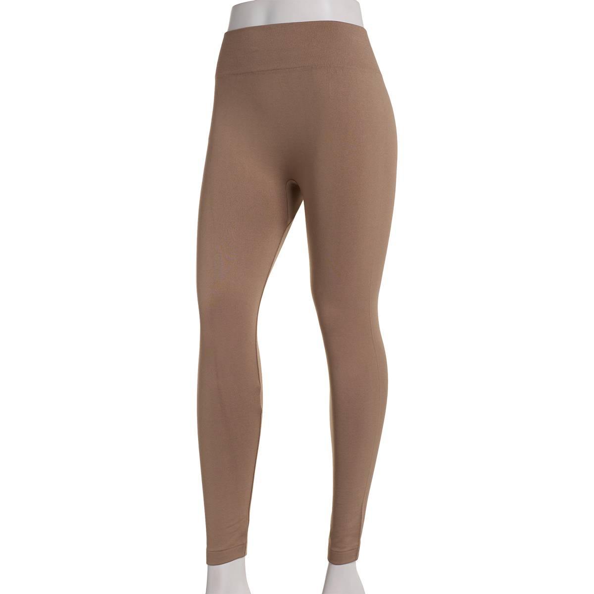 Petite Runway Ready Fleece Lined High Waist Solid Leggings