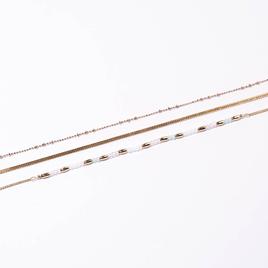 Ashley 3pc. Gold Pastel Dreamy Dotted Anklet Set