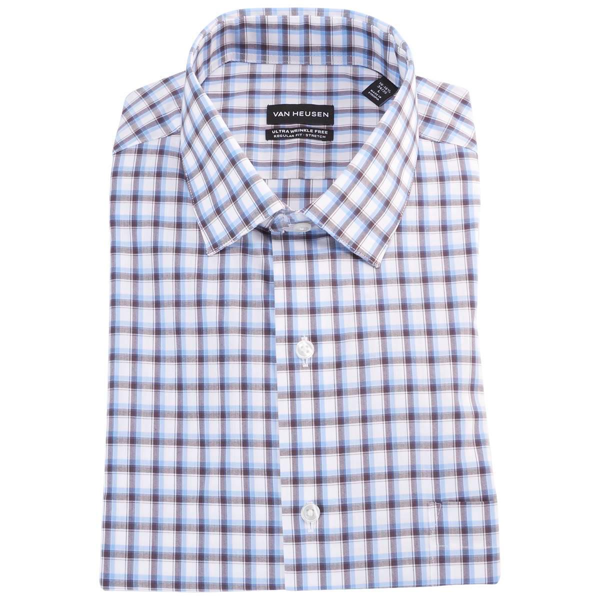 Mens Van Heusen® Ultra Wrinkle Free Dress Shirt - Classic Blue