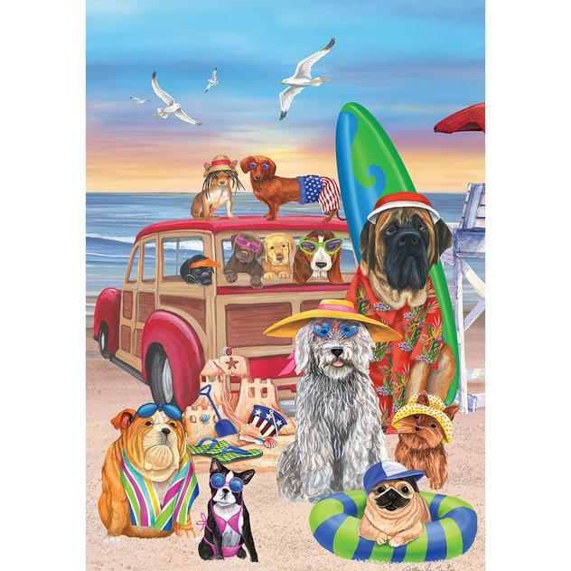 Briarwood Lane Dog Days of Summer Garden Flag