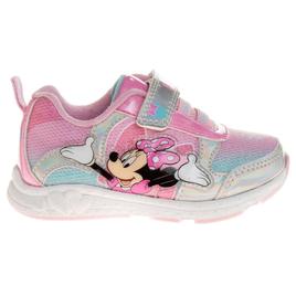Little Girls Disney Minnie Mouse Light-Up Fashion Sneakers