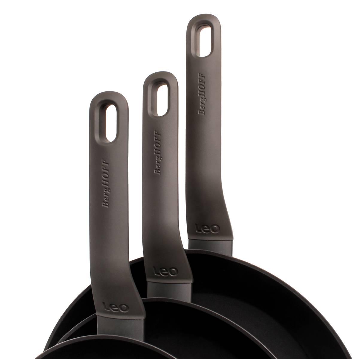 BergHOFF Non-stick Cast Aluminum 3pc. Frying Pan Set