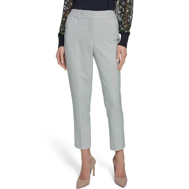 Womens Tommy Hilfiger Slim Fit Pinstripe Dress Pants