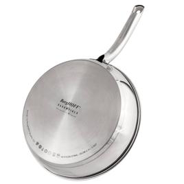 BergHOFF Belly Shape Stainless Steel 10.5in. Skillet with Lid
