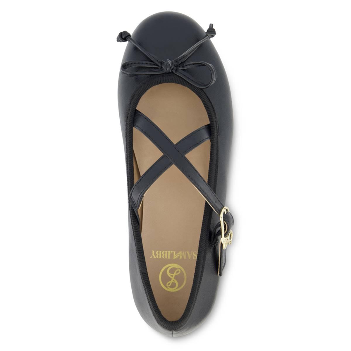 Big Girls Sam & Libby Candice Crossover Ballet Flats