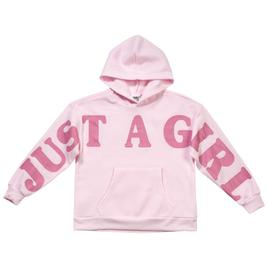 Girls (7-16) Jolie & Joy Long Sleeve Just A Girl Oversized Hoodie
