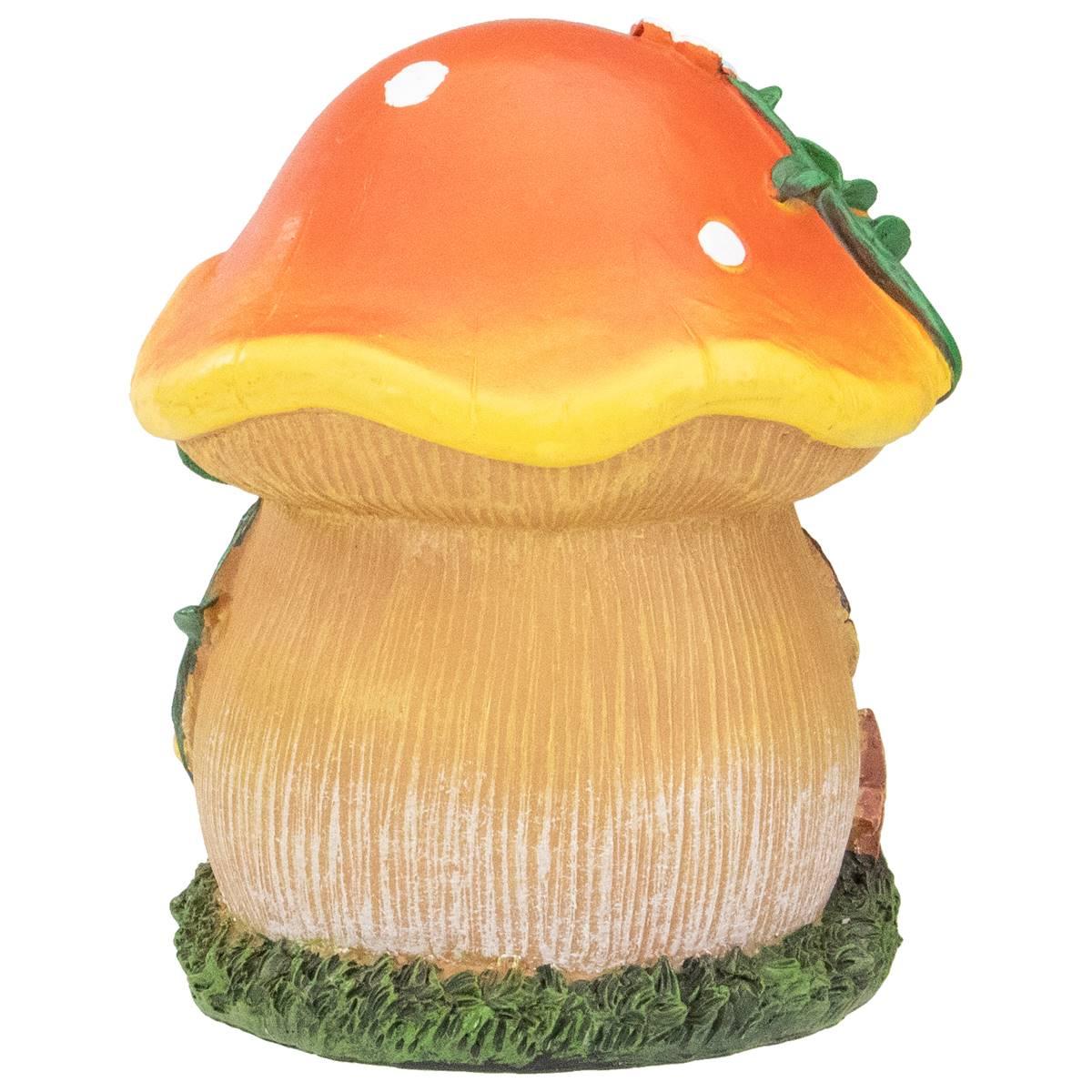 Northlight Seasonal 6.25in. Mushroom House Outdoor Garden Statue