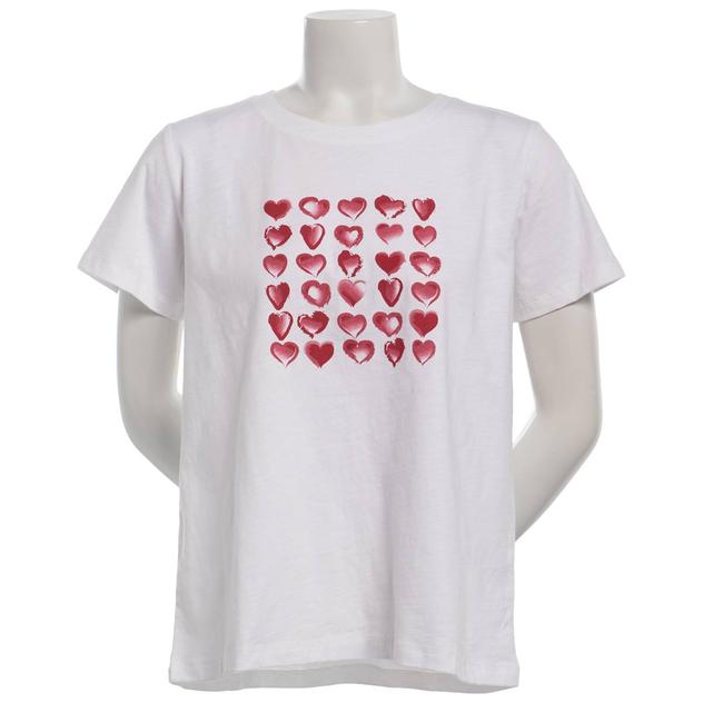 Womens Architect® Short Sleeve Crew Neck Heart Tee