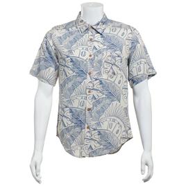 Mens Joe Marlin Large Leaf Button Down Shirt