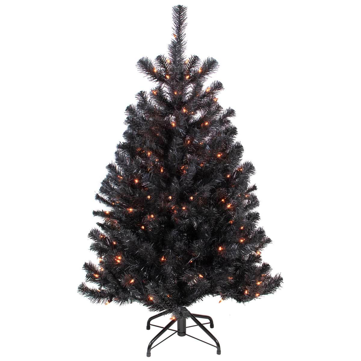 Northlight Seasonal 4ft. Orange Light Artificial Halloween Tree