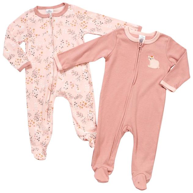 Baby Girl (3-9M) Little Beginnings® Floral/Bear Sleep & Play Set