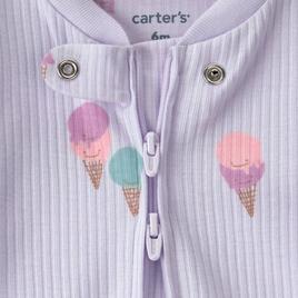 Baby Girl (NB-9M) Carter''s® Ice Cream 2 Way Textured Pajamas