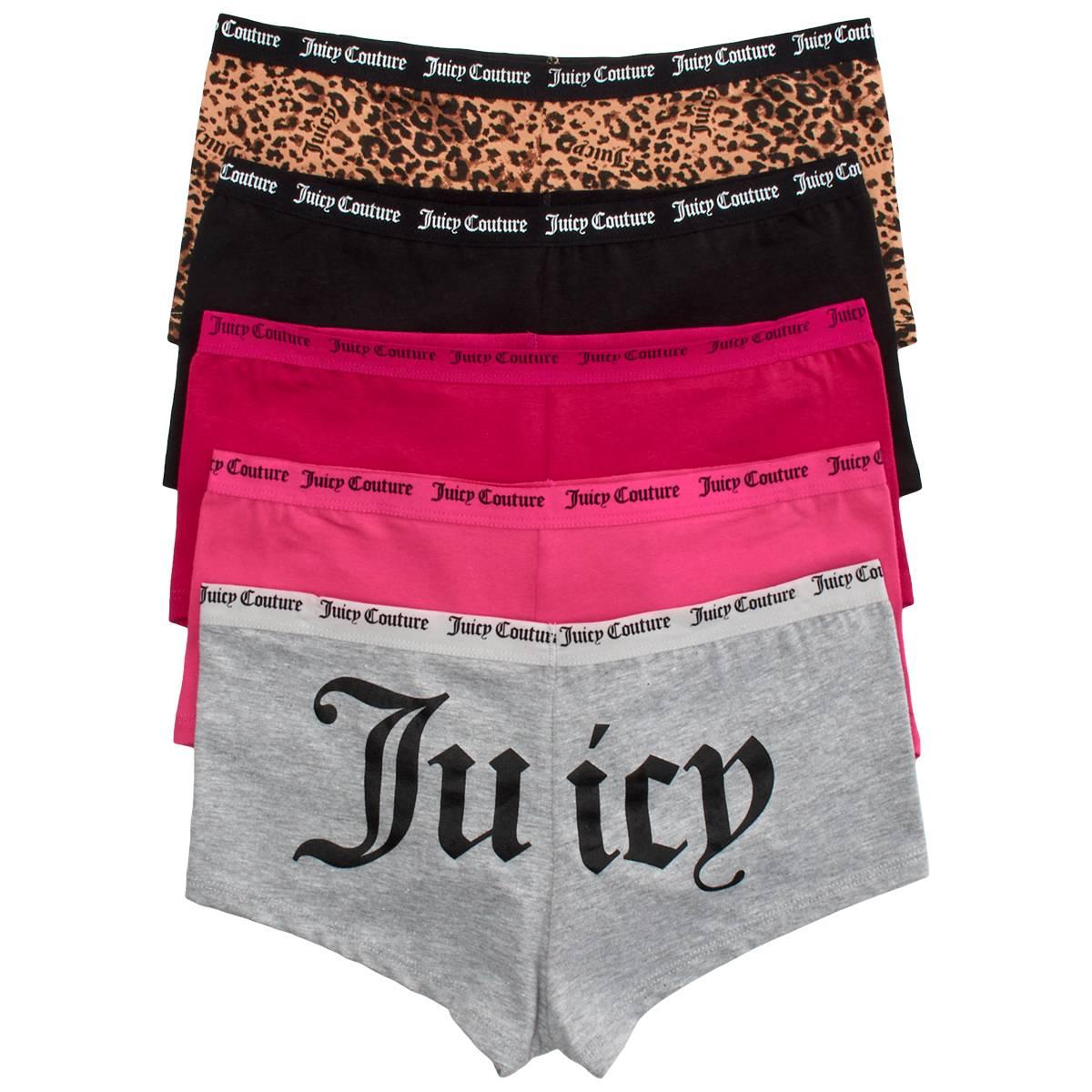 Juniors Juicy Couture 5pk Boyshort Panties  JC7530-5PKKG