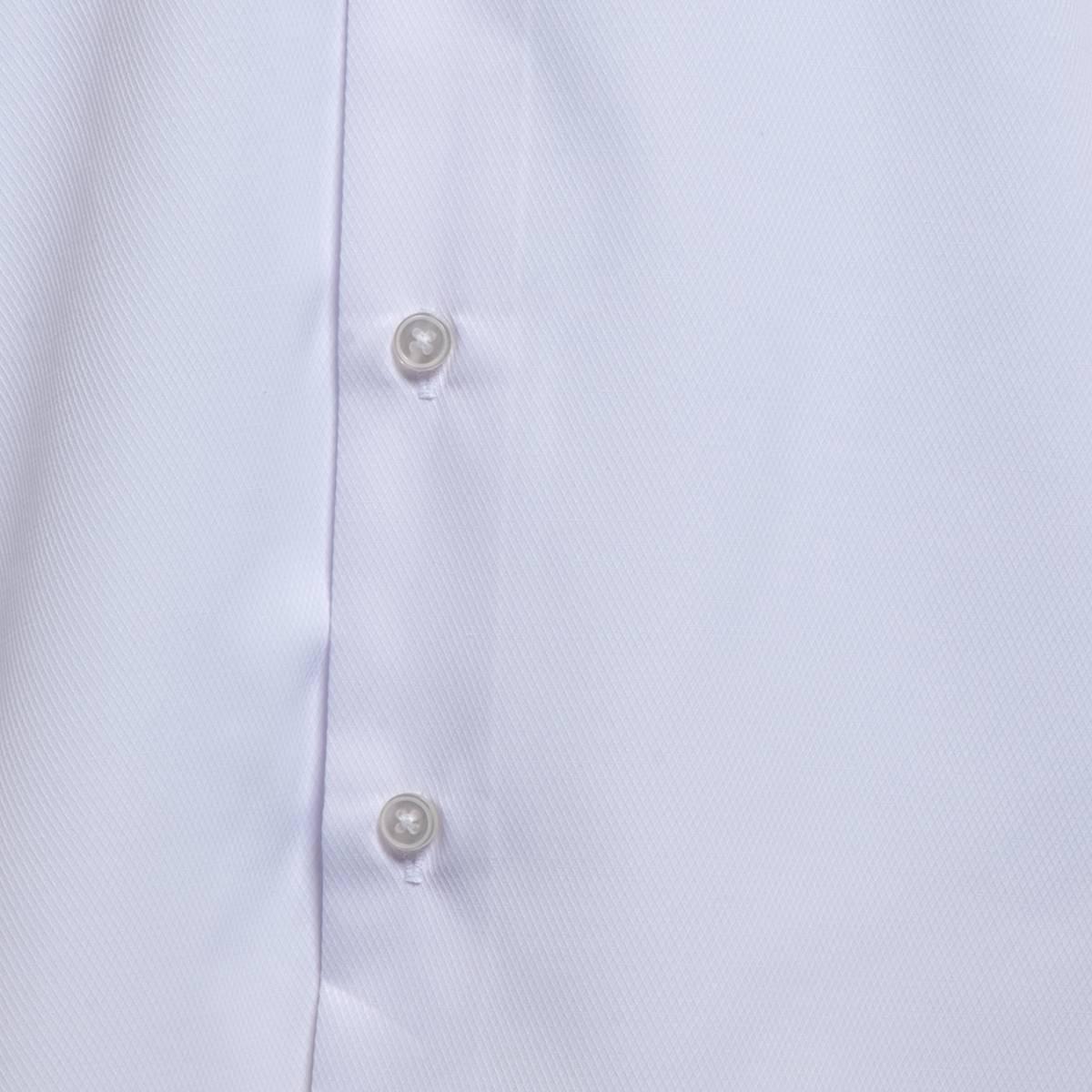 Mens Bill Blass Microfiber Diamond Slim Fit Dress Shirt - White