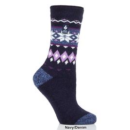 Womens Heat Holders® Melissa Lite™ Fair Isle Crew Socks