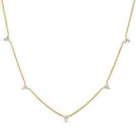 Nova Star(R) Gold over Sterling Silver Lab Grown Diamond Necklace