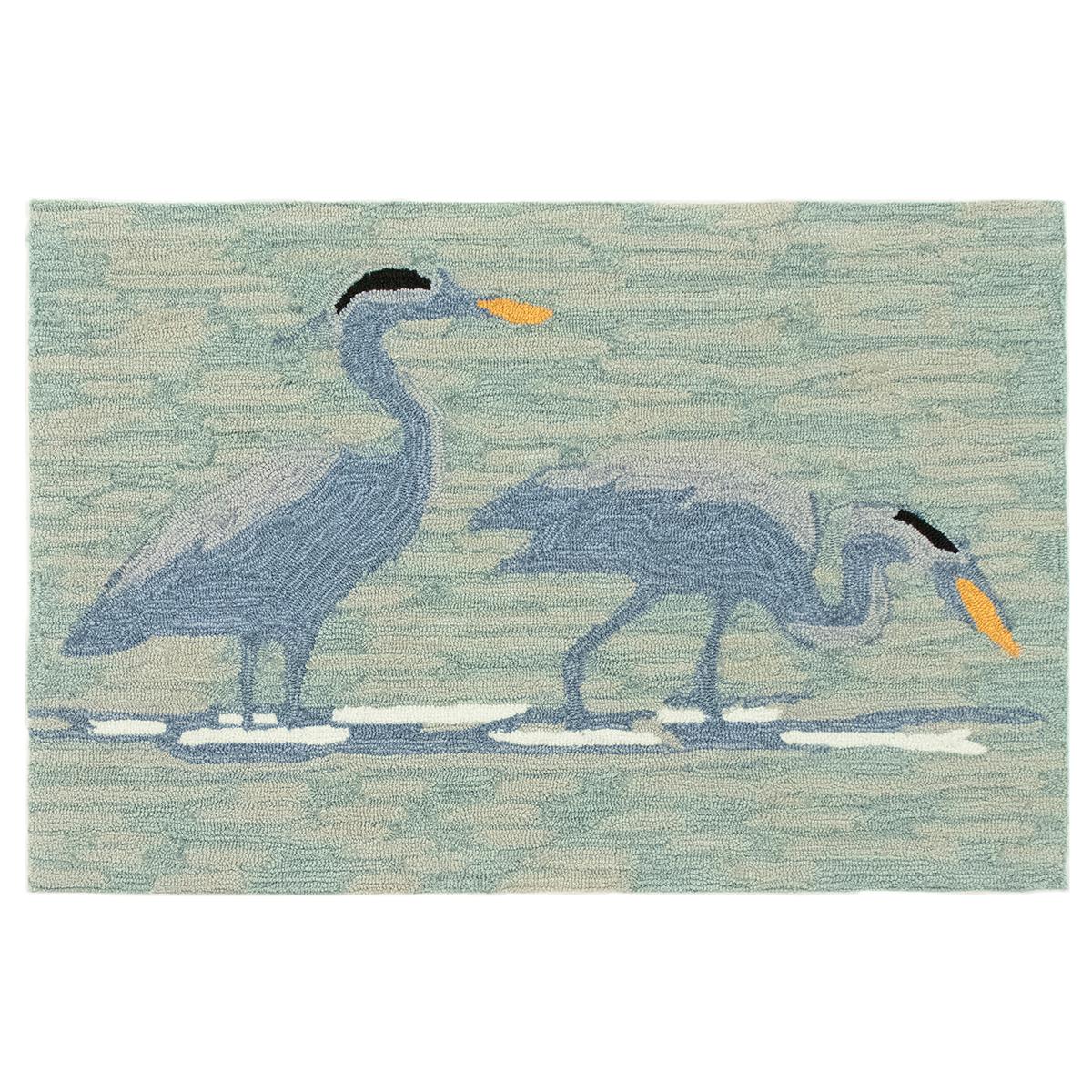 Liora Manne Frontporch Blue Heron Indoor/Outdoor Area Rug