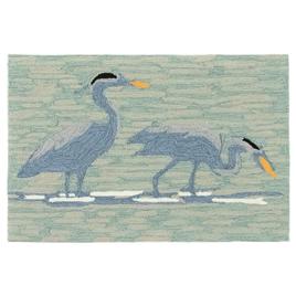 Liora Manne Frontporch Blue Heron Indoor/Outdoor Area Rug