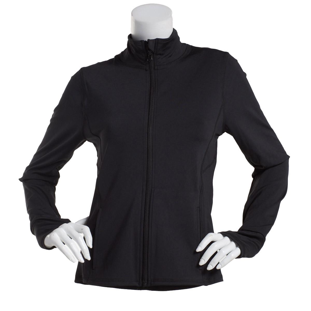 Plus Size Starting Point(R) Mock Neck Yoga Jacket