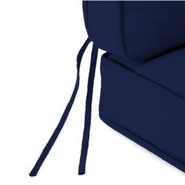 Jordan Manufacturing Solid Boxed Edge High Back Cushion