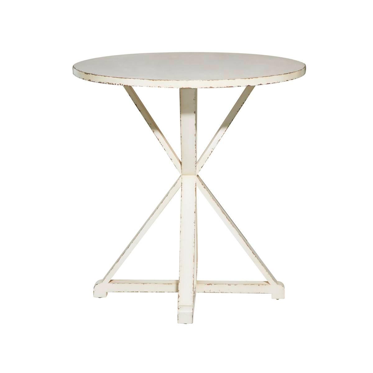 9th & Pike® White Wood Farmhouse Accent Table