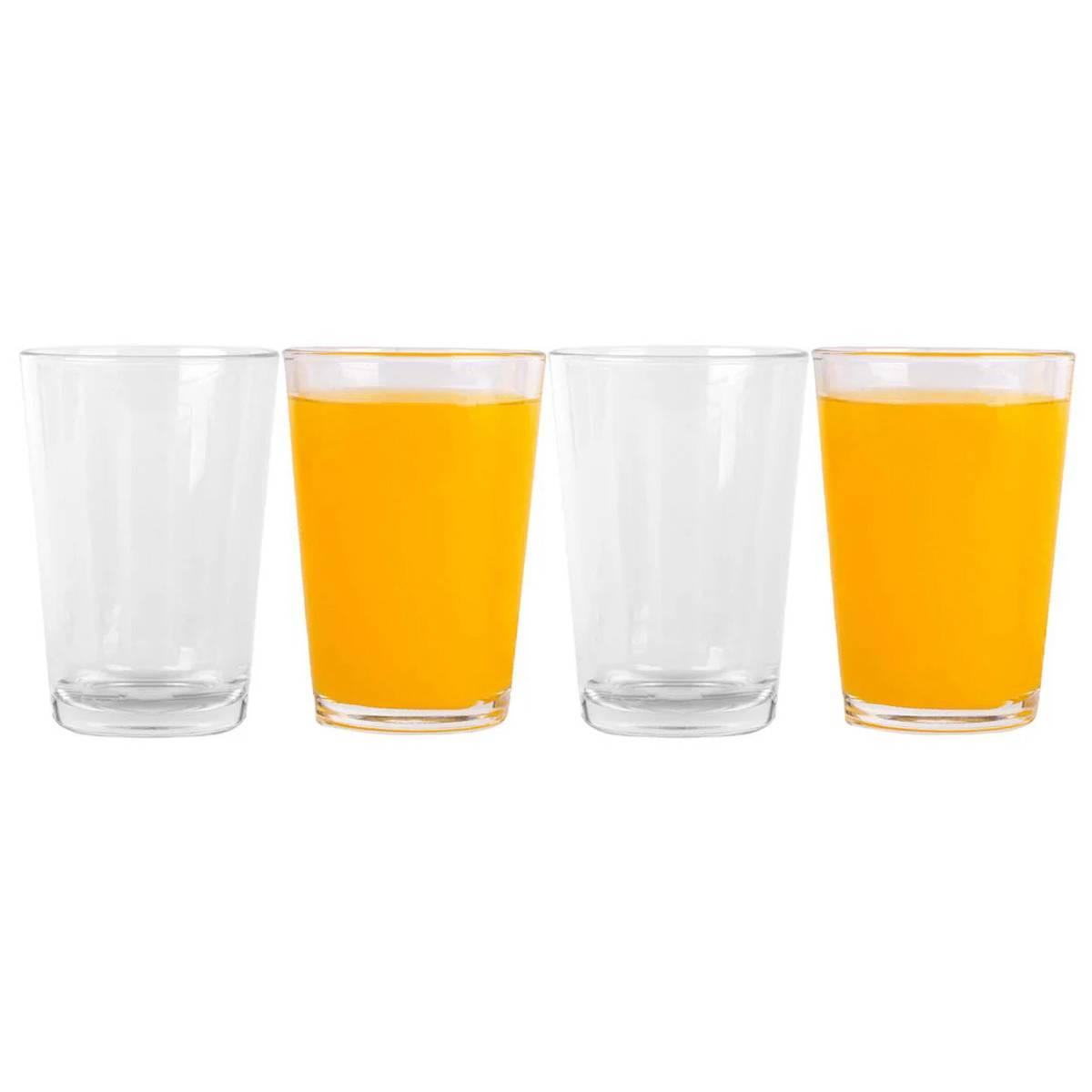Home Essentials Set of 4 Alanya 7oz. Juice Glasses
