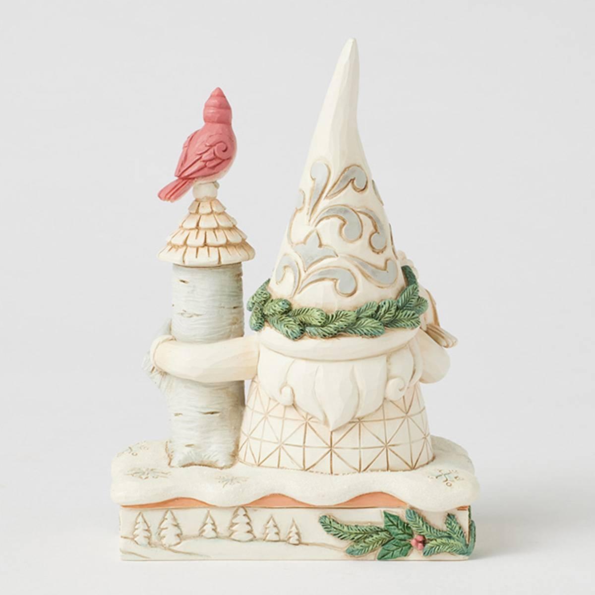 Jim Shore Woodland Glen Gnome w/ Birdhouse Christmas Figurine