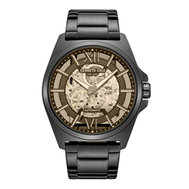 Mens Kenneth Cole New York(R) Automatic Black Watch - KCWGY0065104