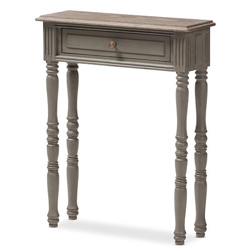 Baxton Studio Noemie 1 Drawer Console Table