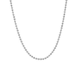 Sterling Silver 24in. Bead Chain Necklace