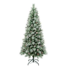 National Tree 6ft Perry Hard Needle Snow Tip Christmas Pine Tree