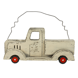Northlight 11.75in. Wooden Pick Up Truck Fall Harvest Wall Decor