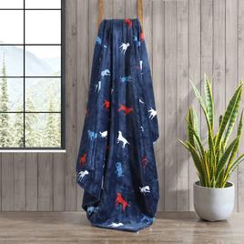 Eddie Bauer Buddy The Dog Plush-Fleece Throw