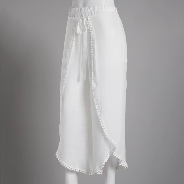 Juniors A. Byer Dolphin Tulip Hem Wide Leg Pants