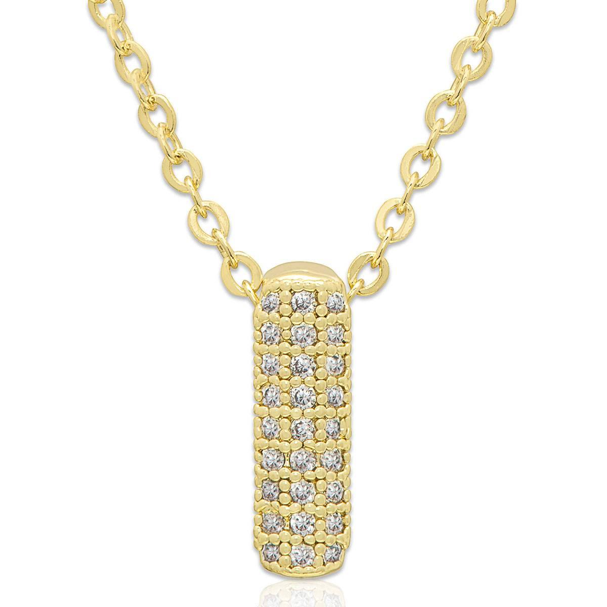 Accents by Gianni Argento 14kt. Gold Bubble Initial I Pendant