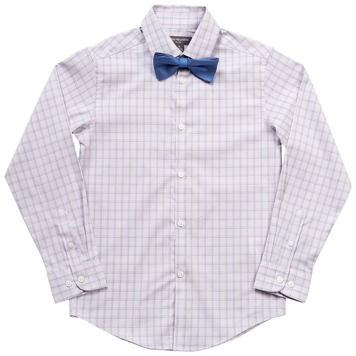 Boys (8-20) Van Heusen® Bedford Plaid Dress Shirt & Bowtie