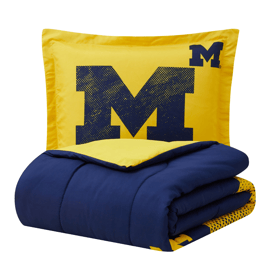 Sweet Home Collection NCAA Michigan Wolverines Comforter Set