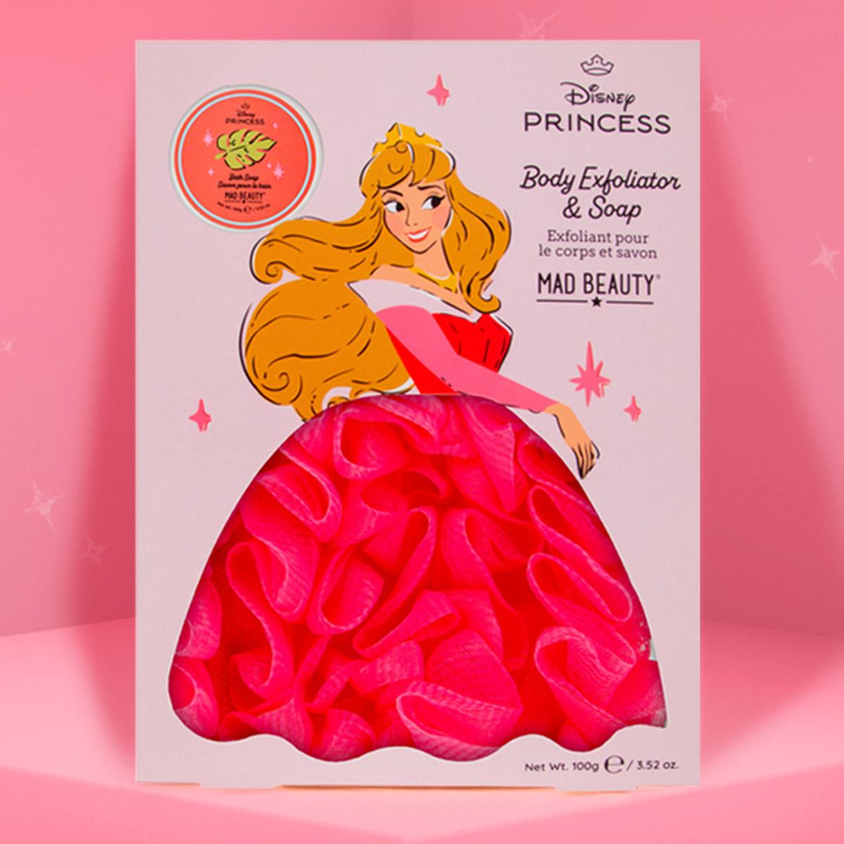 Mad Beauty Disney Princess Aurora Body Exfoliator & Soap Set
